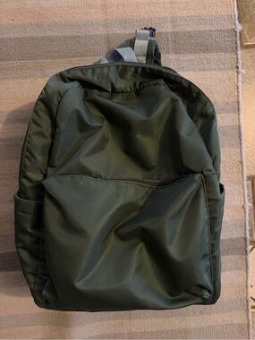 STATE Olive Green Nylon Baby Backpack